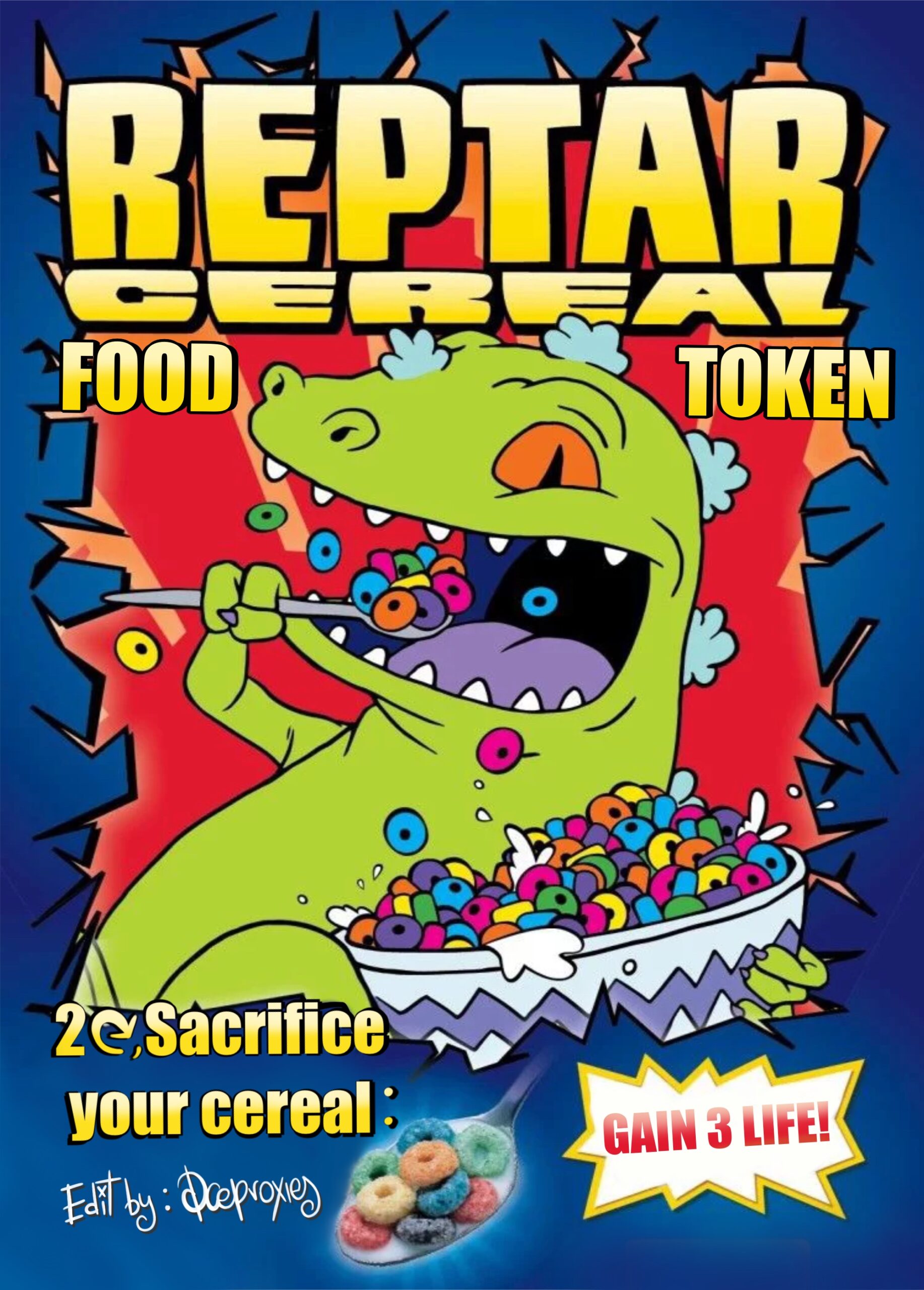 Token Comida - Rugrats - Reptar